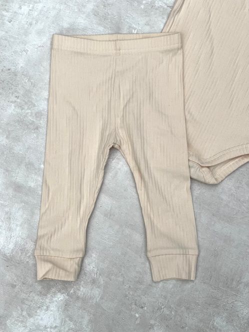 Hovedbilde Basic rib sett - butter yellow