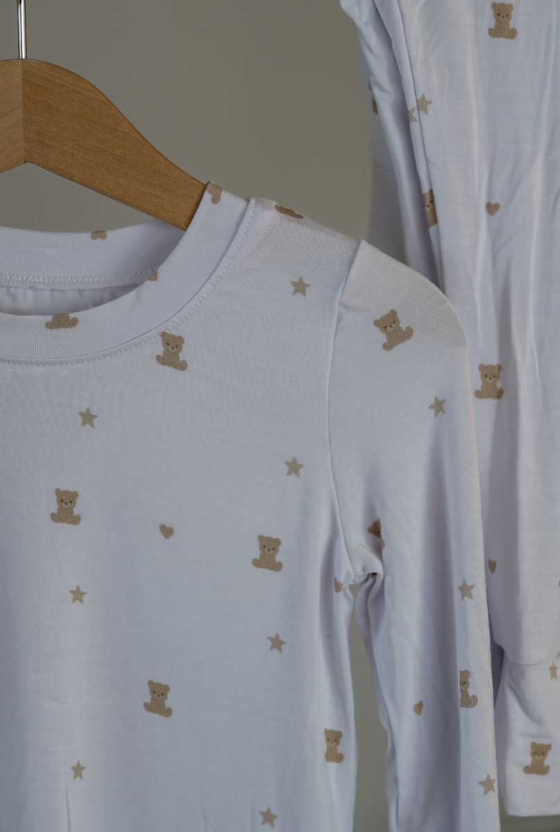 Bedtime pysj to-delt - teddybear