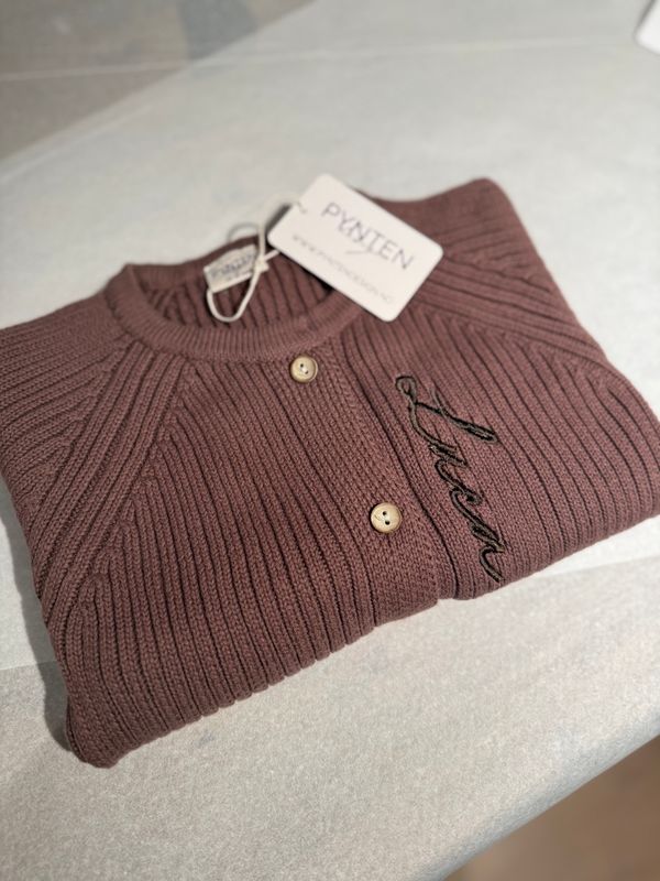 Ribb heldress - chocolate brown