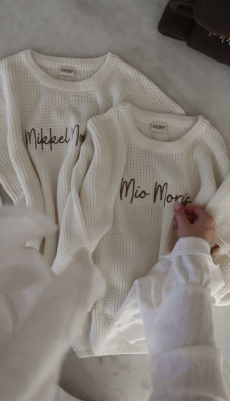 Knit genser - cream