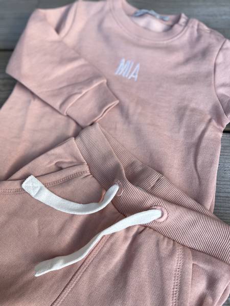 Minymo sweatset rosa