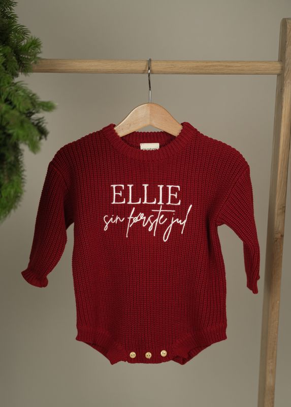 Mellow romper - cranberry
