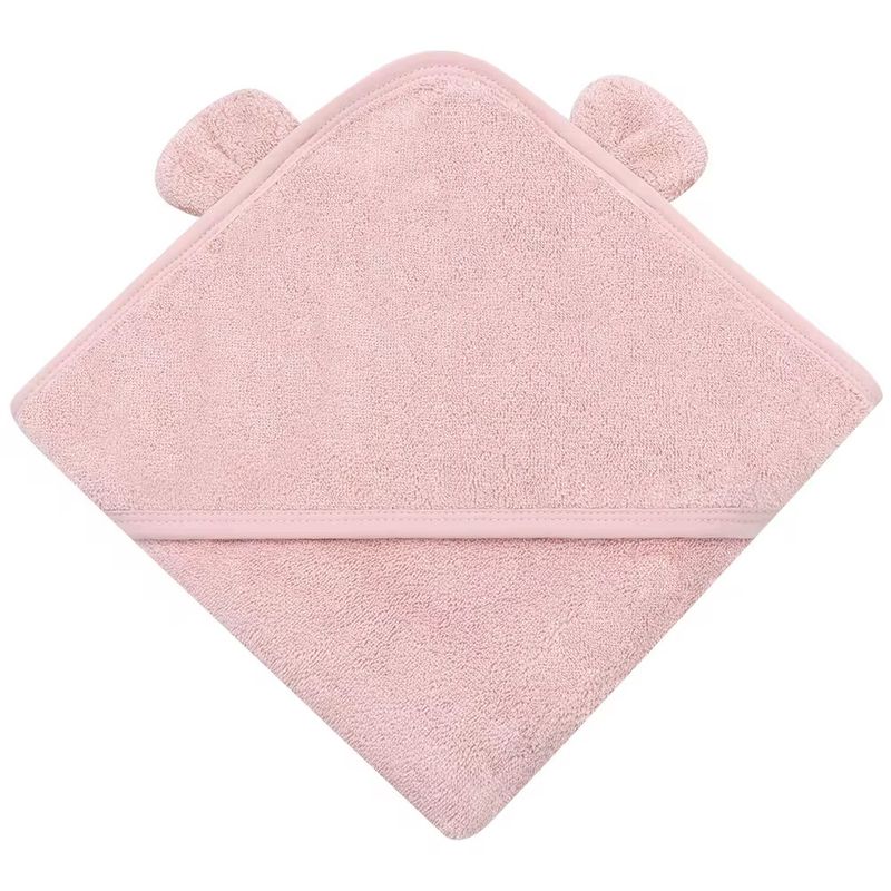 Badehåndkle med hette - pink