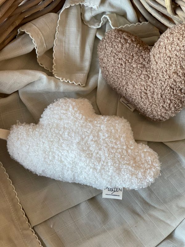 Bouclé smokkekos - cloud cream