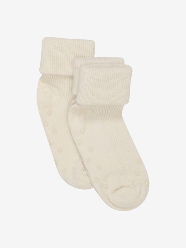 Minymo sokker med antiskli - offwhite