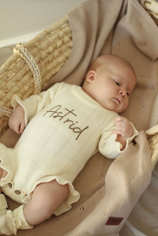 Pointelle babyteppe - sand dune