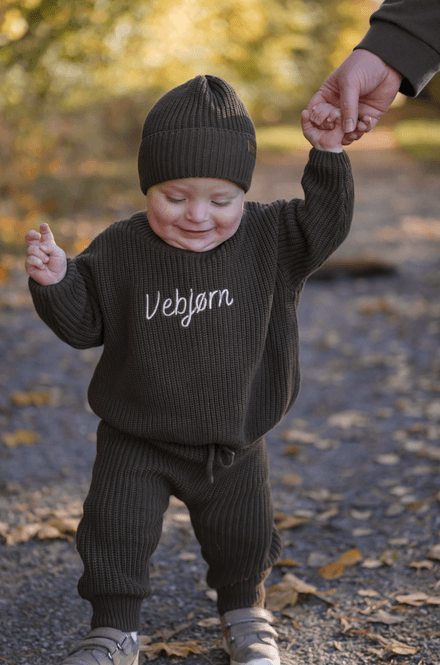 Hovedbilde Knit bukse barn - brown