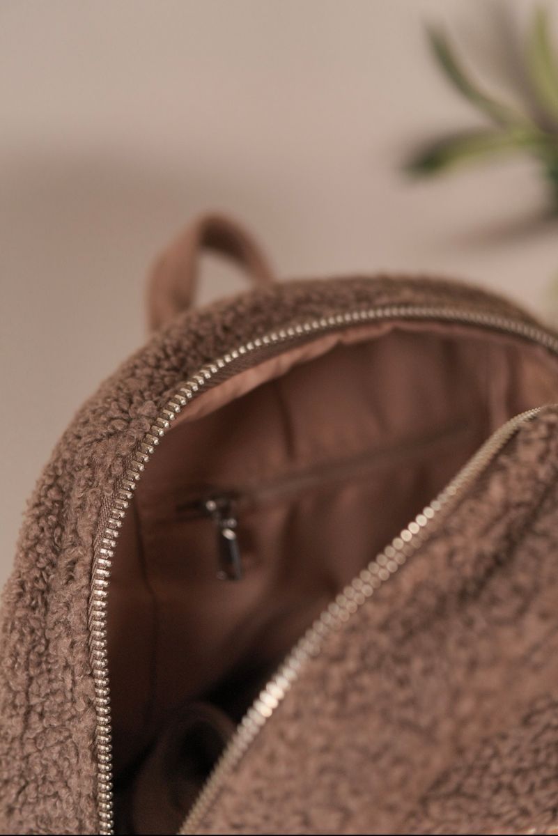 Teddy ryggsekk barn - ash brown