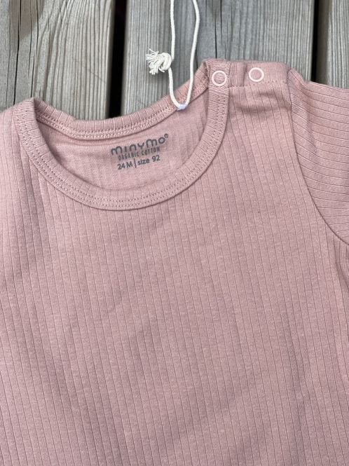 Hovedbilde Ribbet body rosa