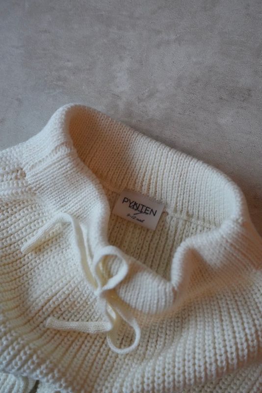 Knit bukse barn - cream