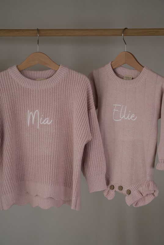 Tiny frill romper - pink mist