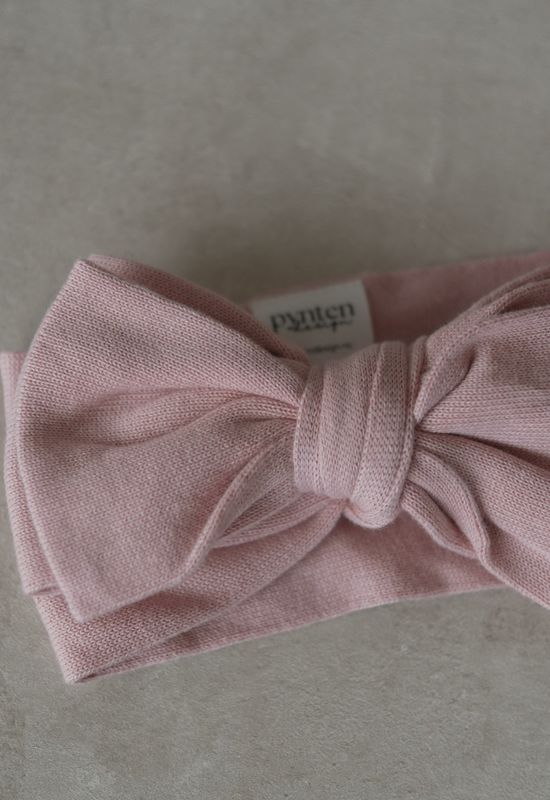 First pannebånd med sløyfe - dusty rose
