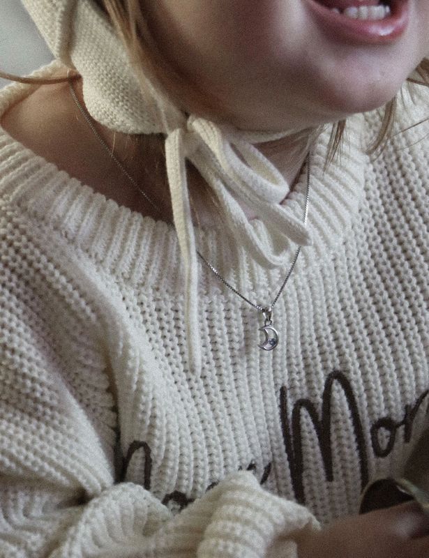 Knit genser - cream