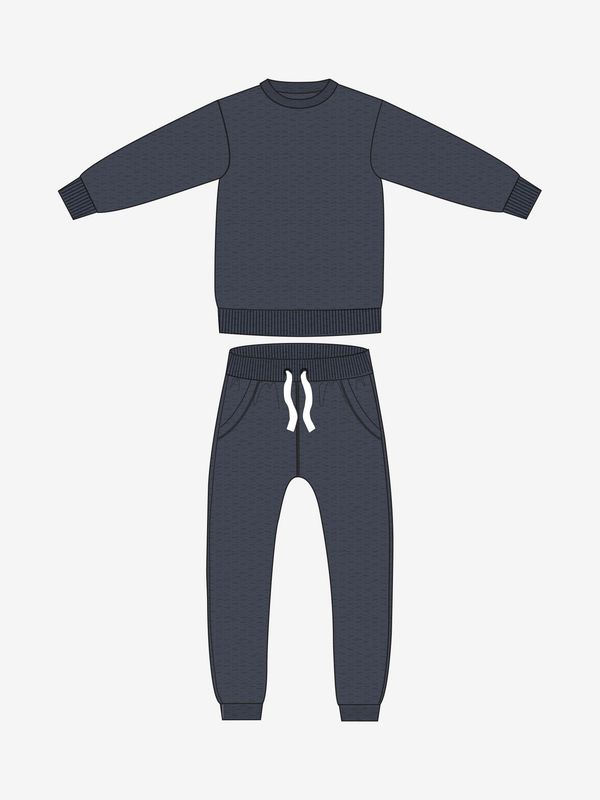 Minymo joggedress barn - ombre blue