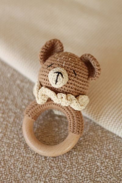 Hovedbilde Heklet rangle - bamse