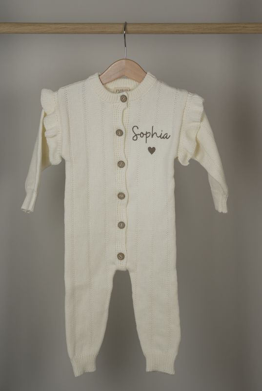 Tiny frill heldress - cream