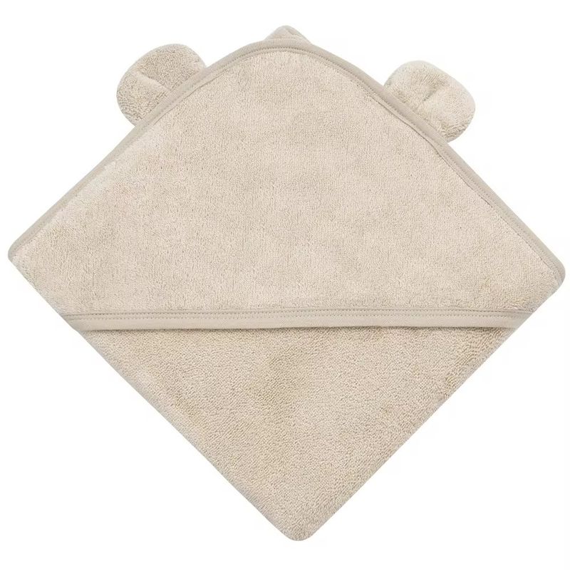 Badehåndkle med hette - sand
