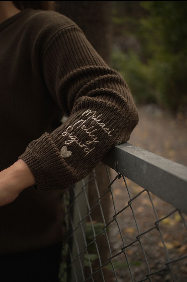 Knit genser voksen - brown